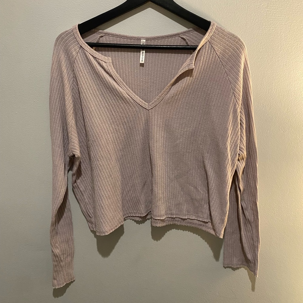 lulus gray top